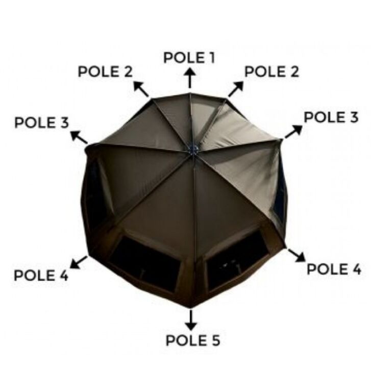 Trakker Tempest Brolly 100T Pole 4