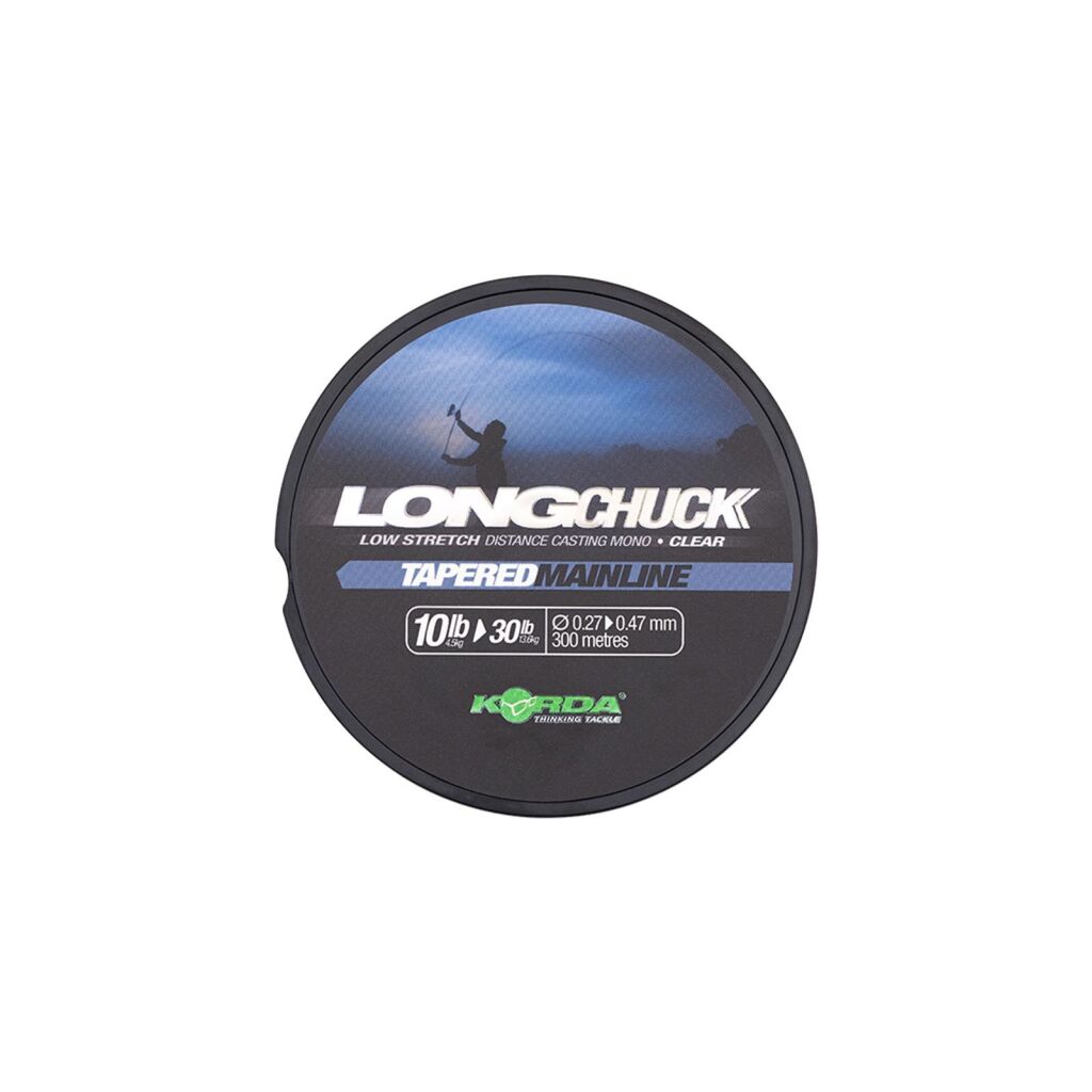 Korda LongChuck Tapered Mainline Klar 10-30lb/0.27-0.47mm