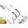 Korda Basix Hair Rigs Wide Gape Size 6 18lb