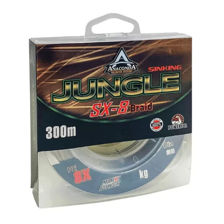 Anaconda Jungle SX-8 Braid Sinking 300m 0,28mm/17,15kg