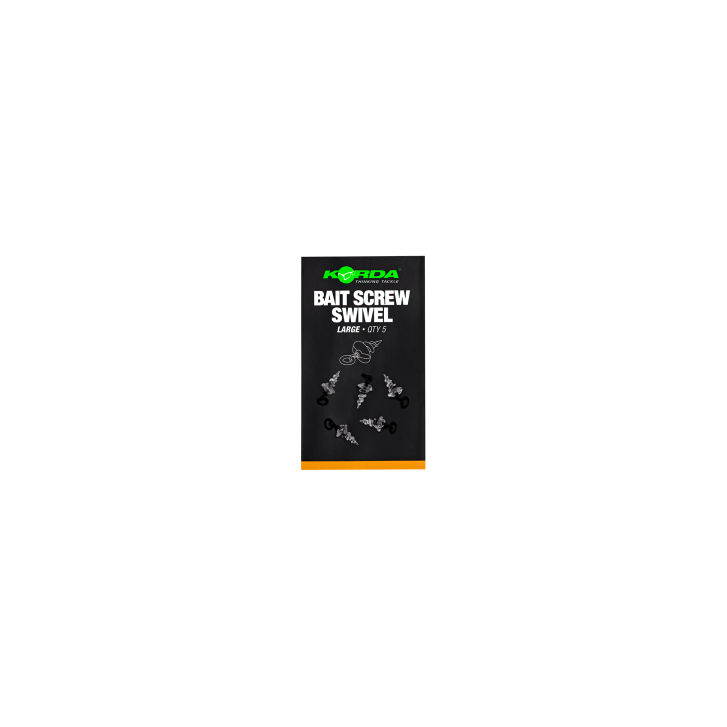 Korda Micro Ring Swivel Bait Screw Large (5pcs)