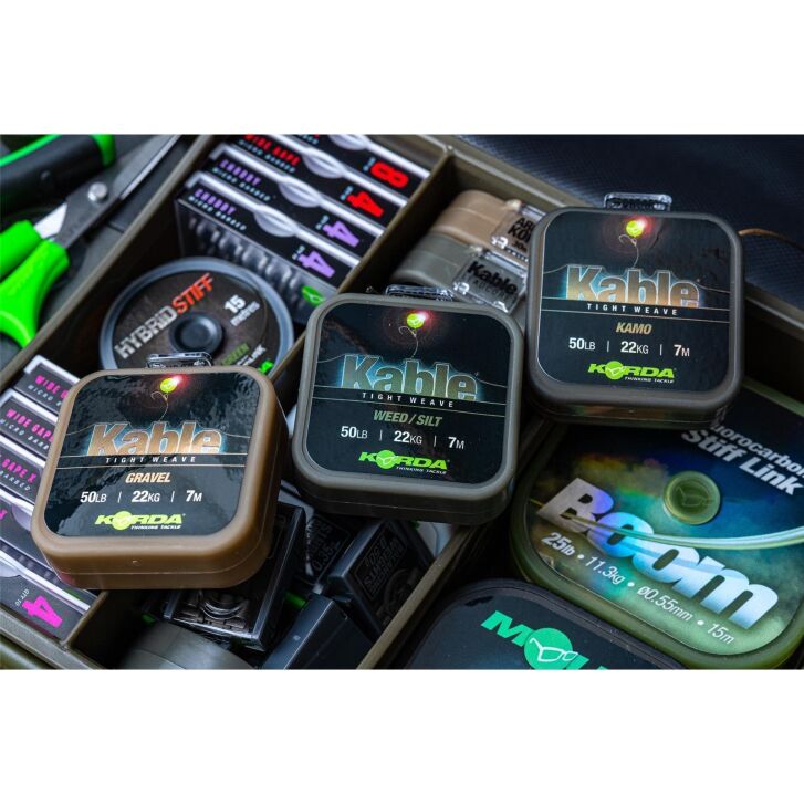 Korda Kabel Tight Weave 7m Gravel