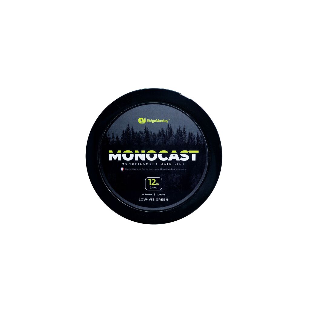 RidgeMonkey MonoCast Mono 1000m 12lb 0,30mm 5,4kg | Nylon Lijn