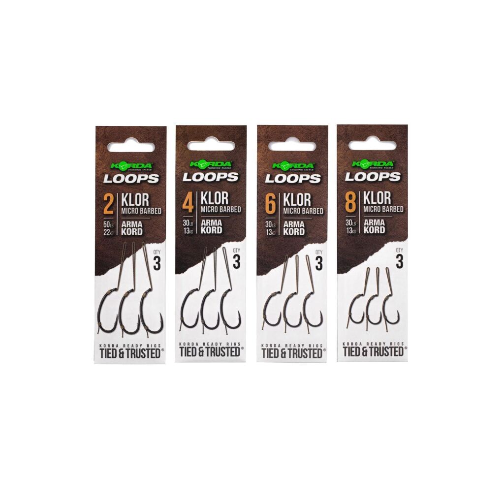 Korda Loop Rigs Klor Size 8 30 lb