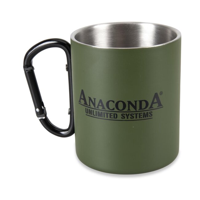 Anaconda Carabiner Mug 300ml Stainless Steel