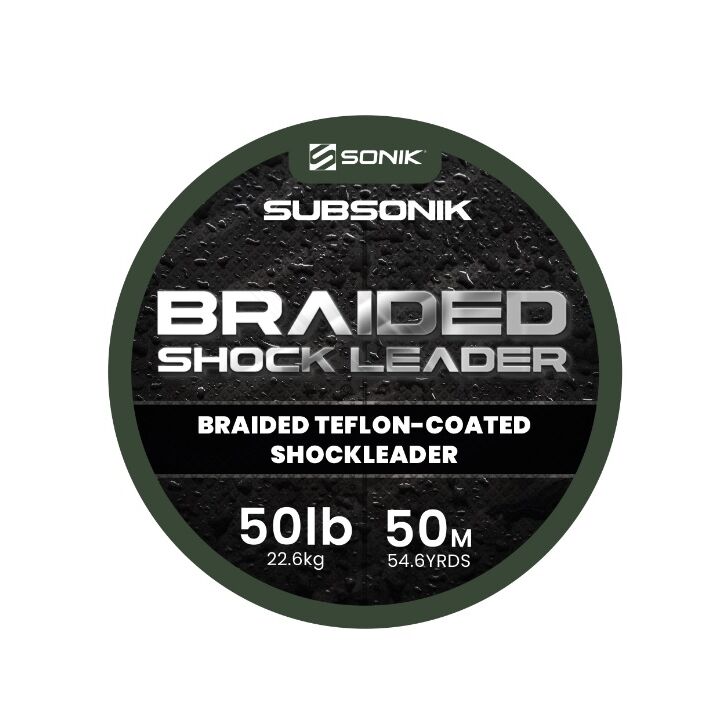SONIK BRAIDED SHOCK LEADER 50LB 50m