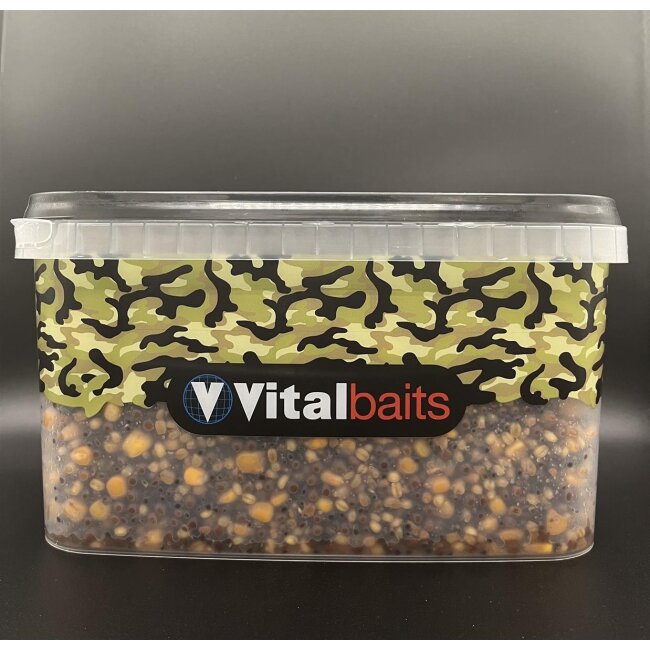 Vitalbaits Prepared Particles Mix Bucket 3 kg/4,5 L