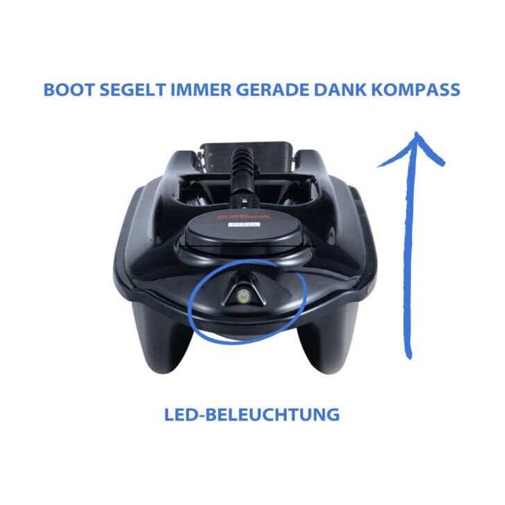 Boatman Actor V7 Futterboot schwarz 2026 er Version