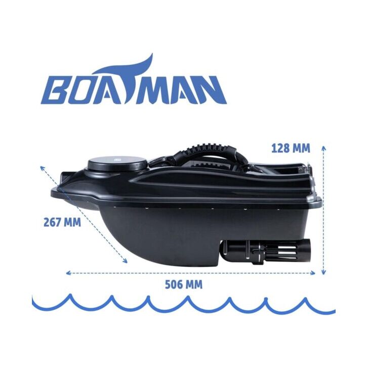 Boatman Actor V7 Futterboot schwarz 2026 er Version