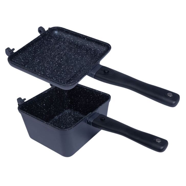 RidgeMonkey Connect Deep Pan & Griddle XL Granite Edition