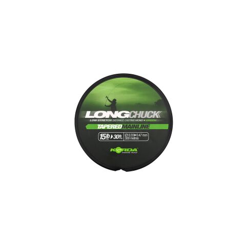 Korda LongChuck Tapered Mainline Green 15-30lb/0.33-0.47mm