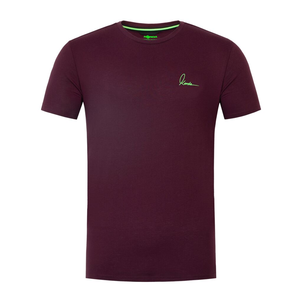 Korda Minimal Tee | Burgundy S