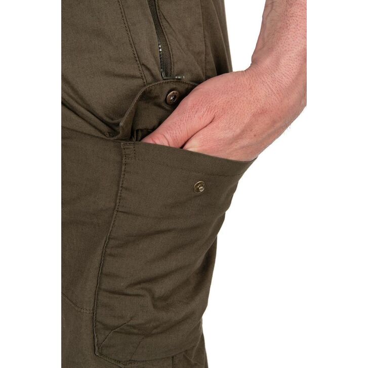 Fox Collection Lightweight Cargo shorts - Green/Black - L