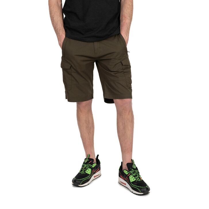 Fox Collection Lightweight Cargo shorts - Green/Black - S