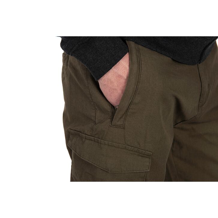 Fox Collection Lightweight Cargo Trouser - Green/Black - 2XL