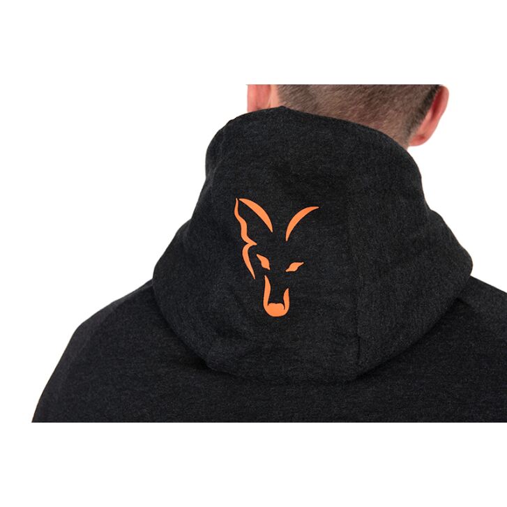 Fox Collection Lightweight Hoody - Black/Orange - M