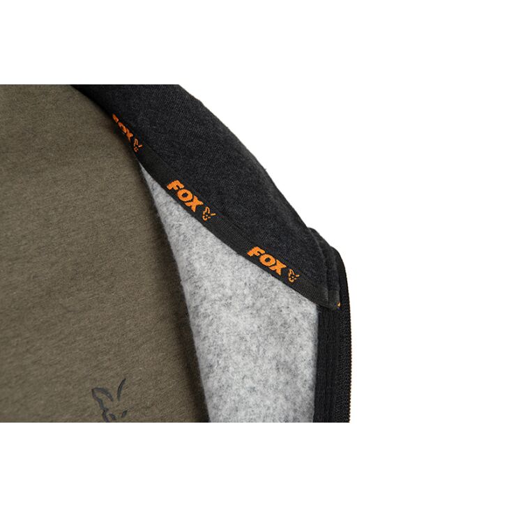 Fox Collection Lightweight Hoody - Black/Orange - S