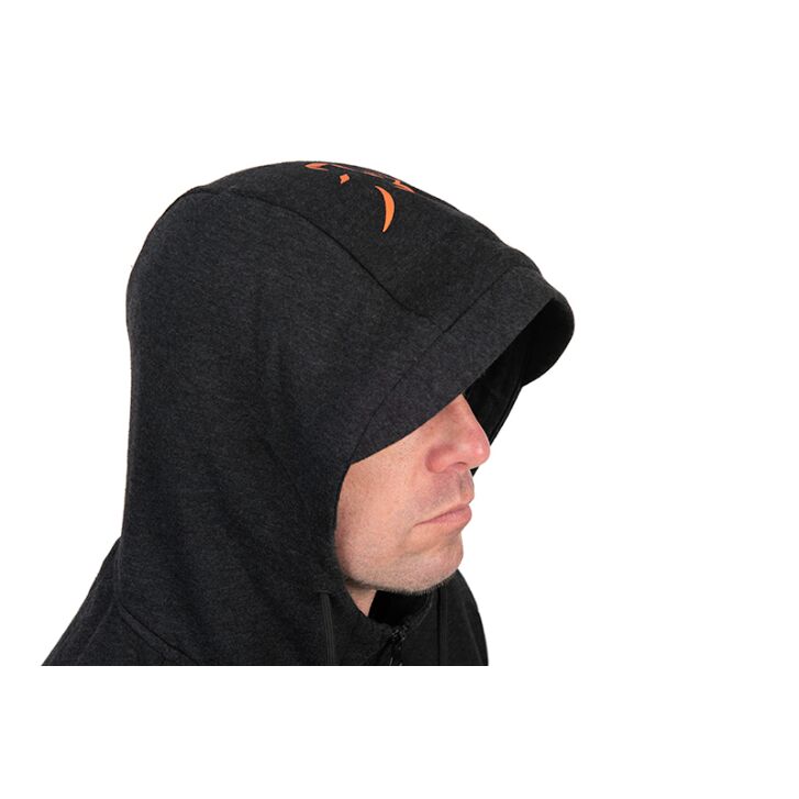 Fox Collection Lightweight Hoody - Black/Orange - S