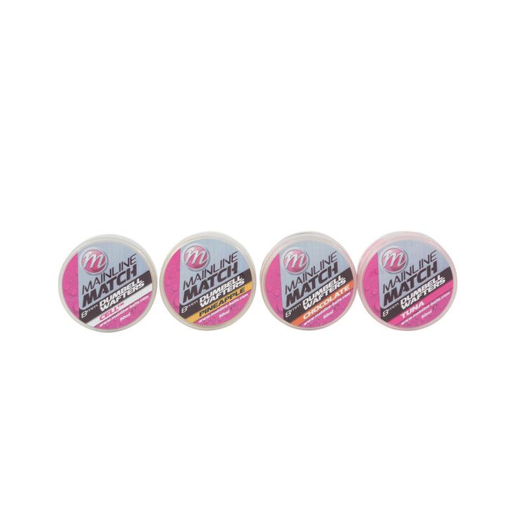 Mainline Match Dumbell Wafters Red Krill - 10mm