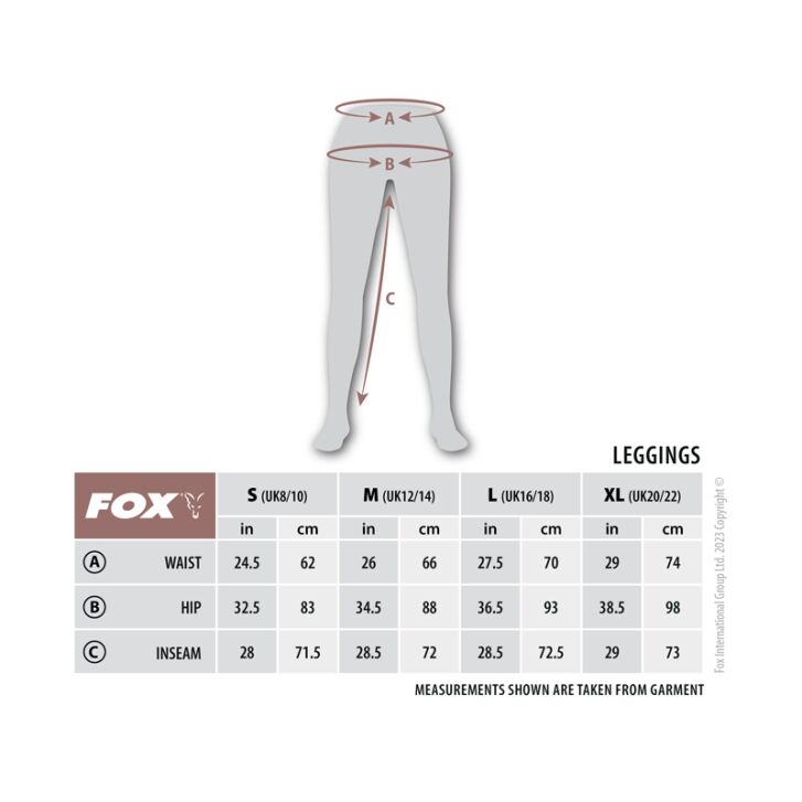 Fox WC Leggings - XL 20-22