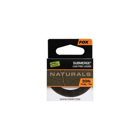 Fox EDGES Naturals Submerge Leader x10m 50lb/22.7k