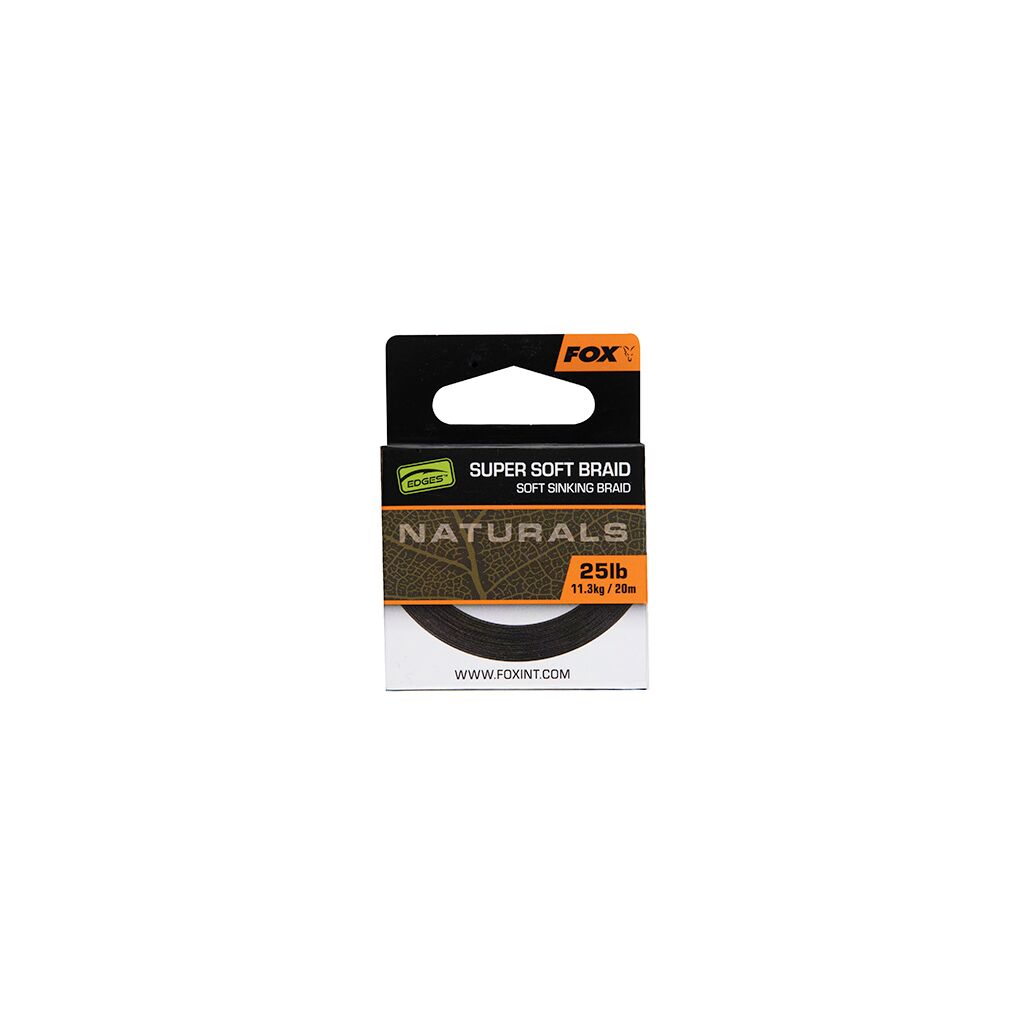 Fox EDGES Naturals Soft Braid hooklength 20m 25lb