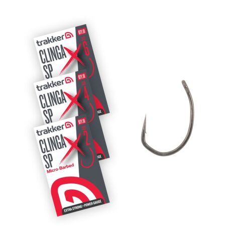 Trakker Clinga SP XS Hooks Size 4 (Micro Barbed)