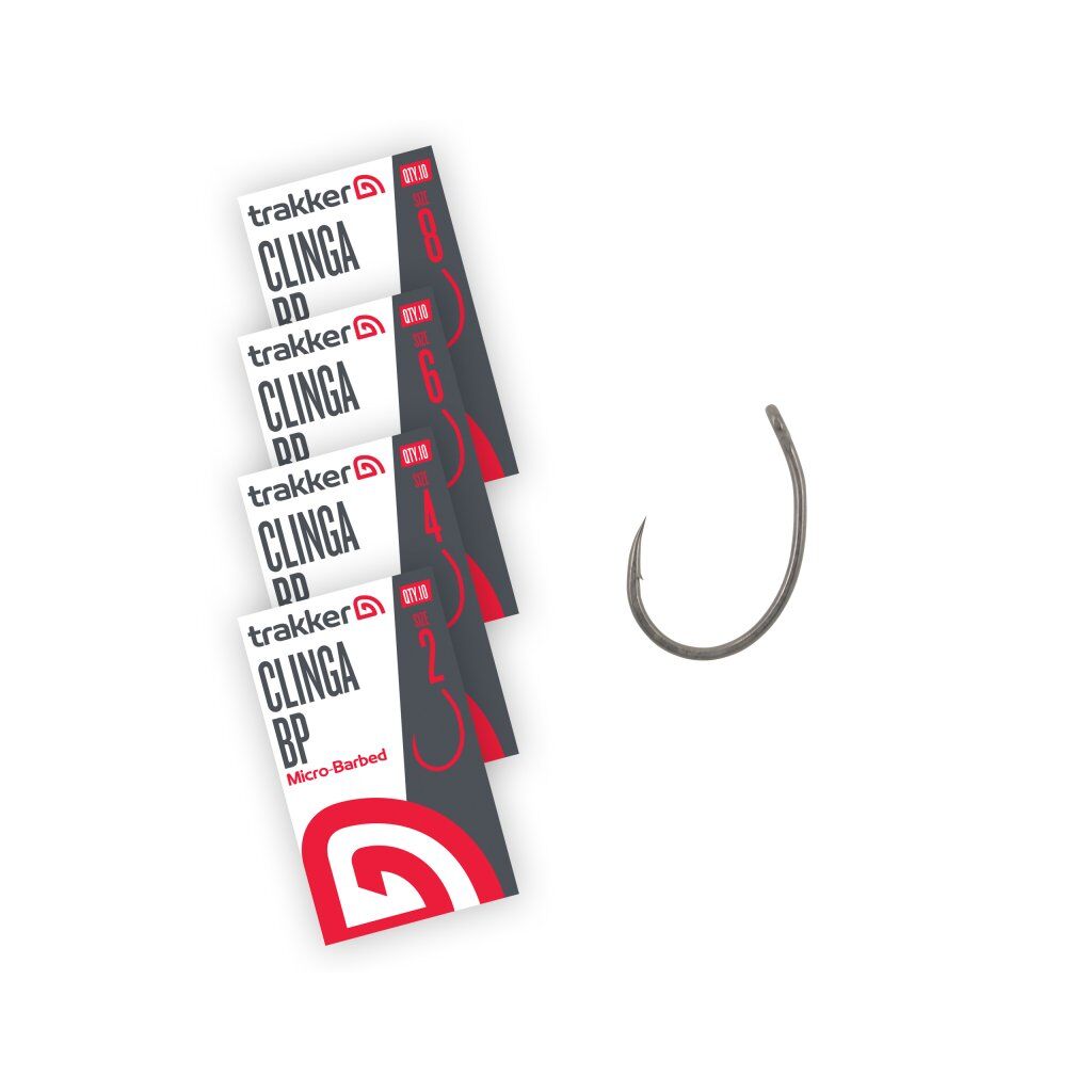 Trakker Clinga BP Hooks Size 8 (Micro Barbed)