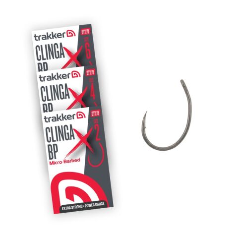 Trakker Clinga BP XS Hooks Size 4 (Micro Barbed)