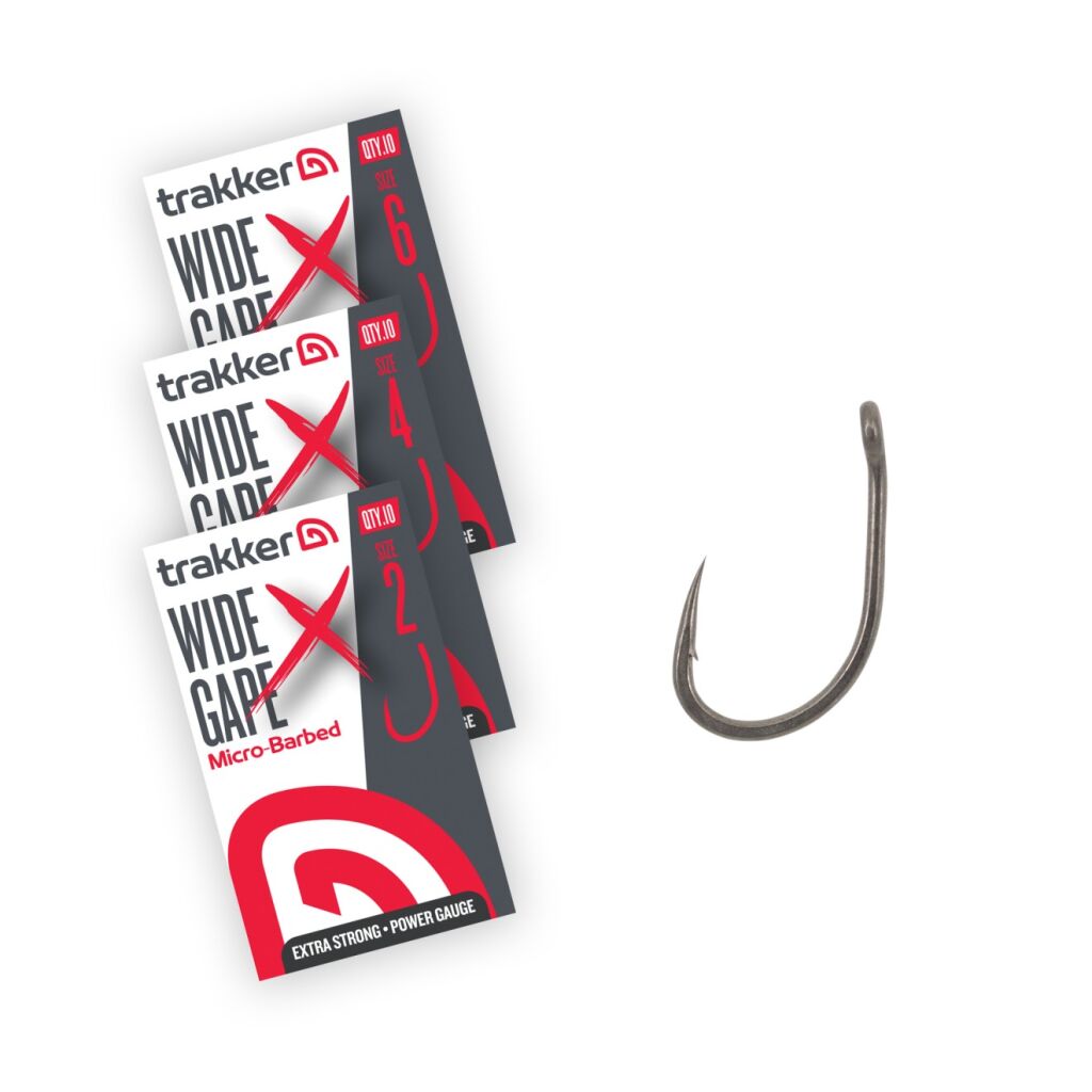 Trakker Wide Gape Hooks Size 8 (Barbless)