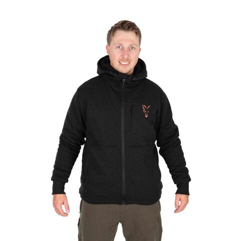 Fox Collection Sherpa Jacket  Black/Orange 2XL