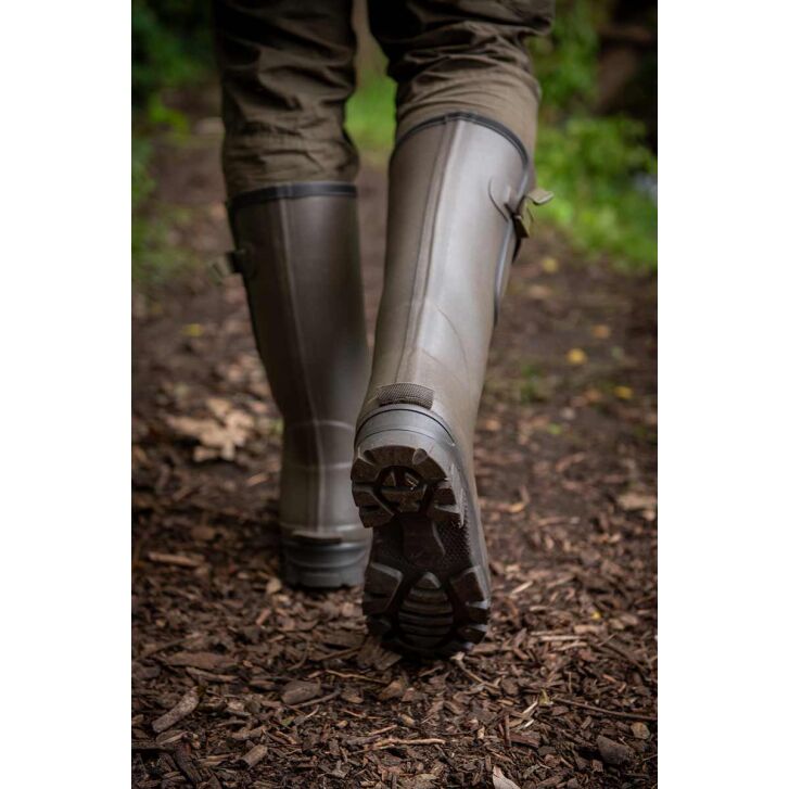 Fox Neoprene lined Camo/Khaki Rubber Boot (Size 7)