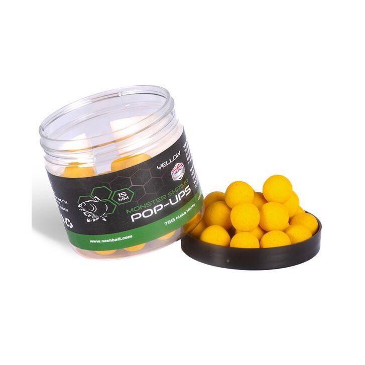 Nash Monster Shrimp Pop Ups 12mm 75g Natural