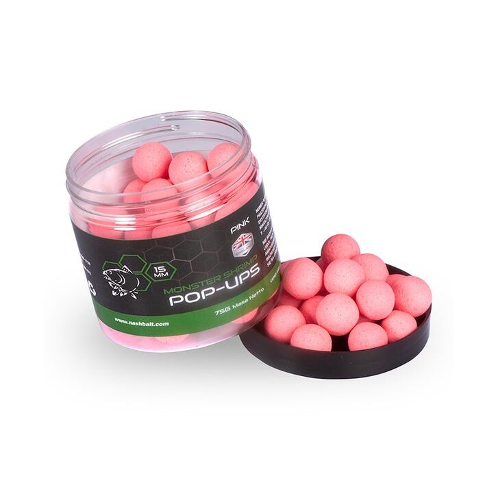 Nash Monster Shrimp Pop Ups 12mm 75g White