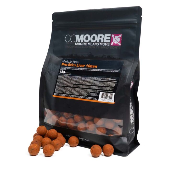 CC Moore Pro-Stim Liver Boilies 18mm 5kg