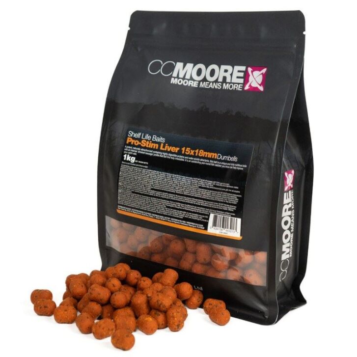 CC Moore Pro-Stim Liver 15x18mm Dumbells 1kg