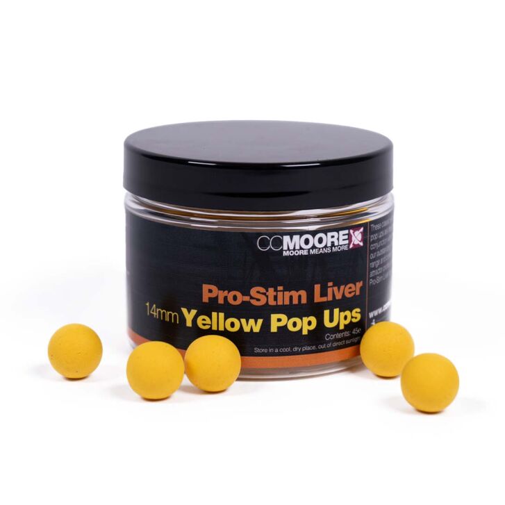 CC Moore Pro-Stim Liver White Pop Ups 14mm