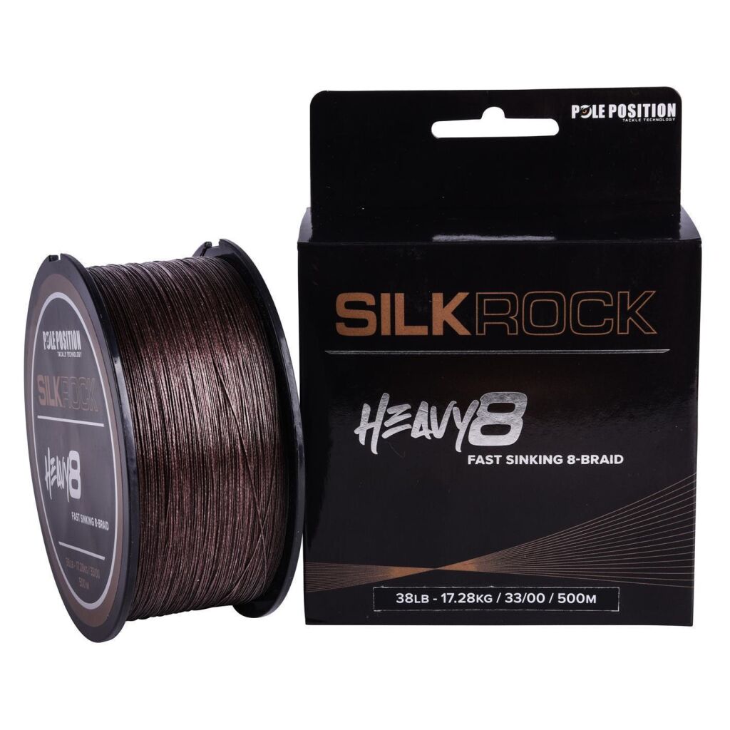 Pole Position Silkrock Heavy8 Brown 0.30mm 500m | Gevlochten Lijn