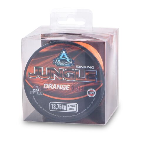 Anaconda Jungle Orange Sinking Braid 300m 0,28mm