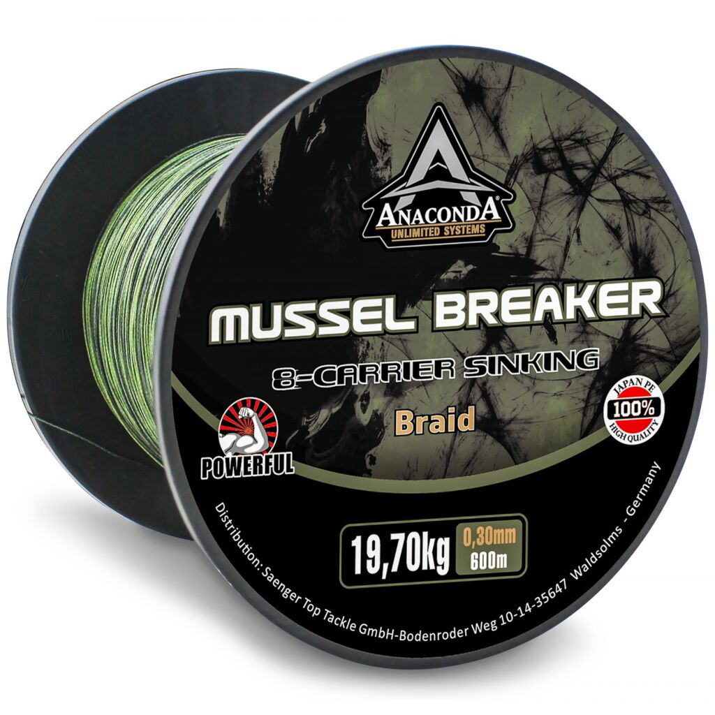 Anaconda X-8 Carrier Mussel Breaker sink. 300m 0,32mm