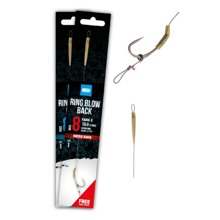 Nash Ring Blow Back Rig Size 4 Barbless