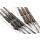 Korda Kable Leadcore Leader Hybrid Lead Clip QC Swivel Weed 50cm