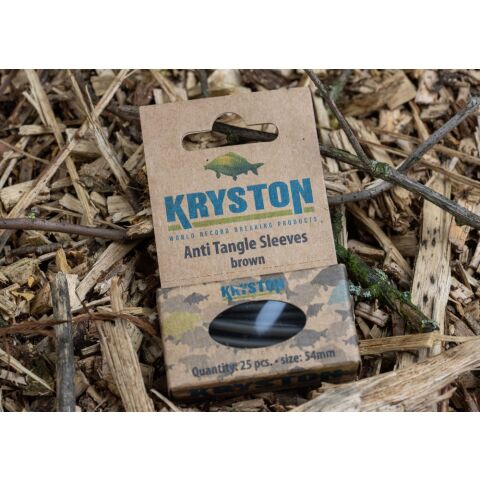 Kryston Anti Tangle Sleeves brown, 25pc