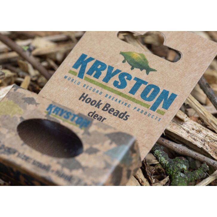 Kryston Hook Beads / small clear, 25pc