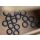 Kryston Rig rings round/ medium black, 20pc