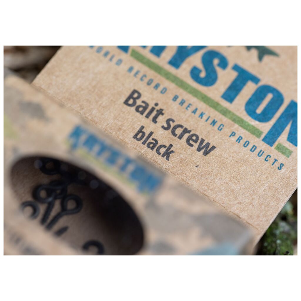 Kryston Bait screw 10mm black, 10pc