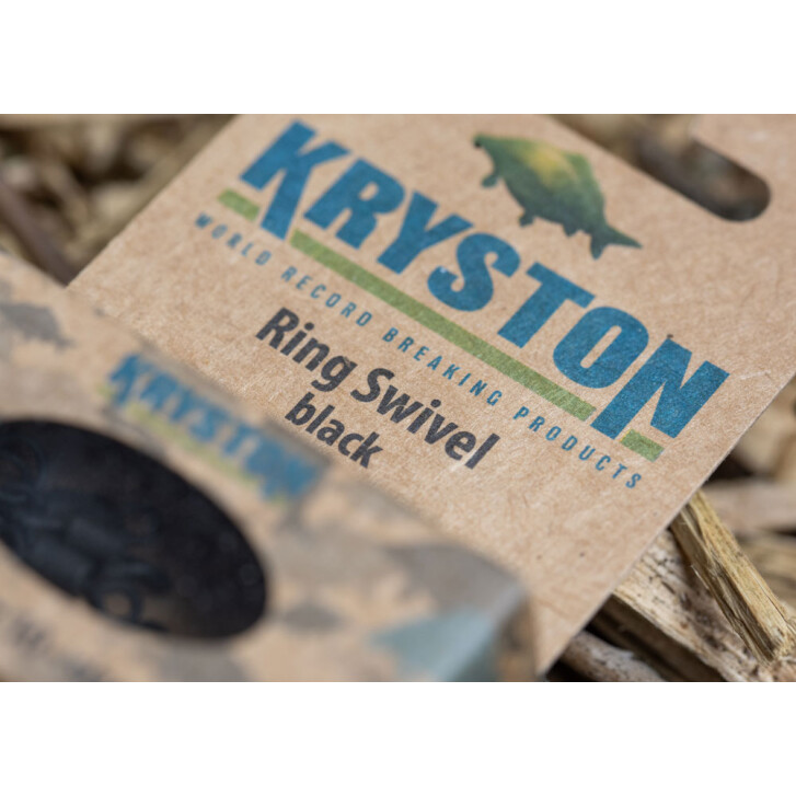 Kryston Ring Swivel black #7, 10pc