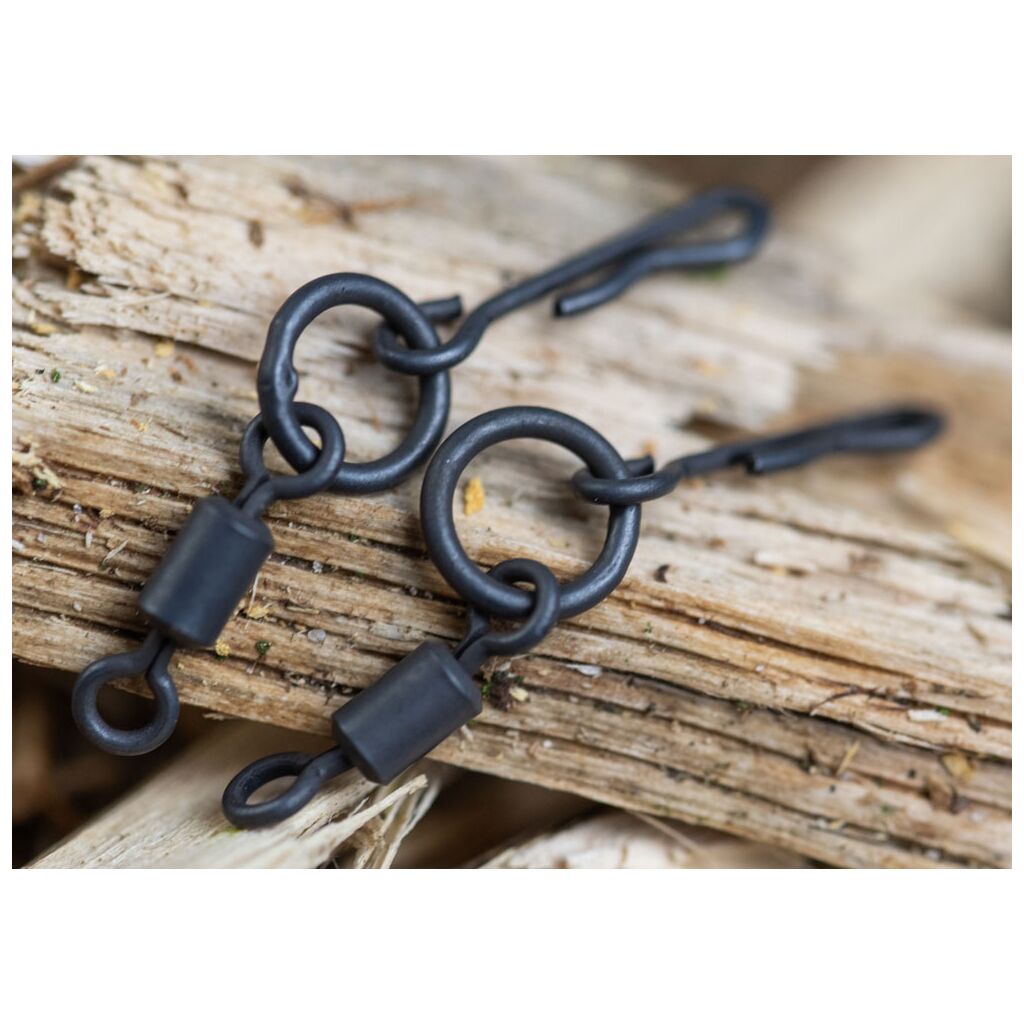 Kryston Quick Change O-Ring Swivel #7 black, 8pc