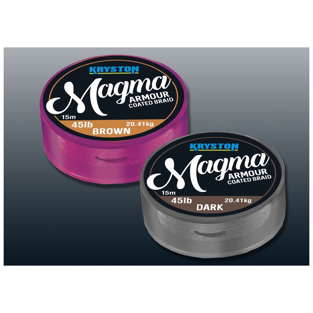 Kryston 15m 45lb Magma Armour Coated Gravel