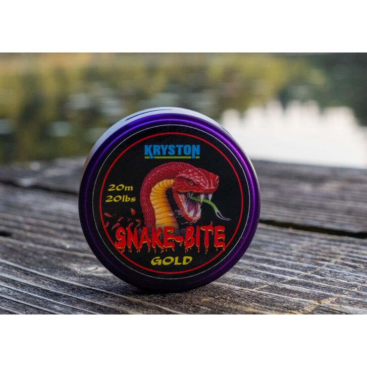 Kryston 20m 30lb Snakebite - coated hooklink camou